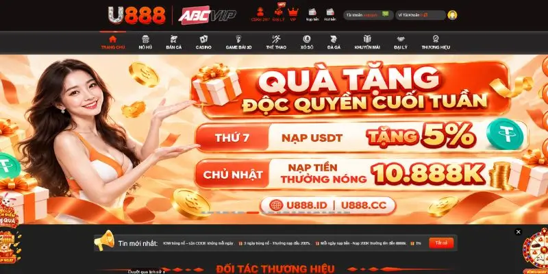 U888 - Link Đăng Nhập Chính Thức | Nhận Ngay Quà Tân Thủ